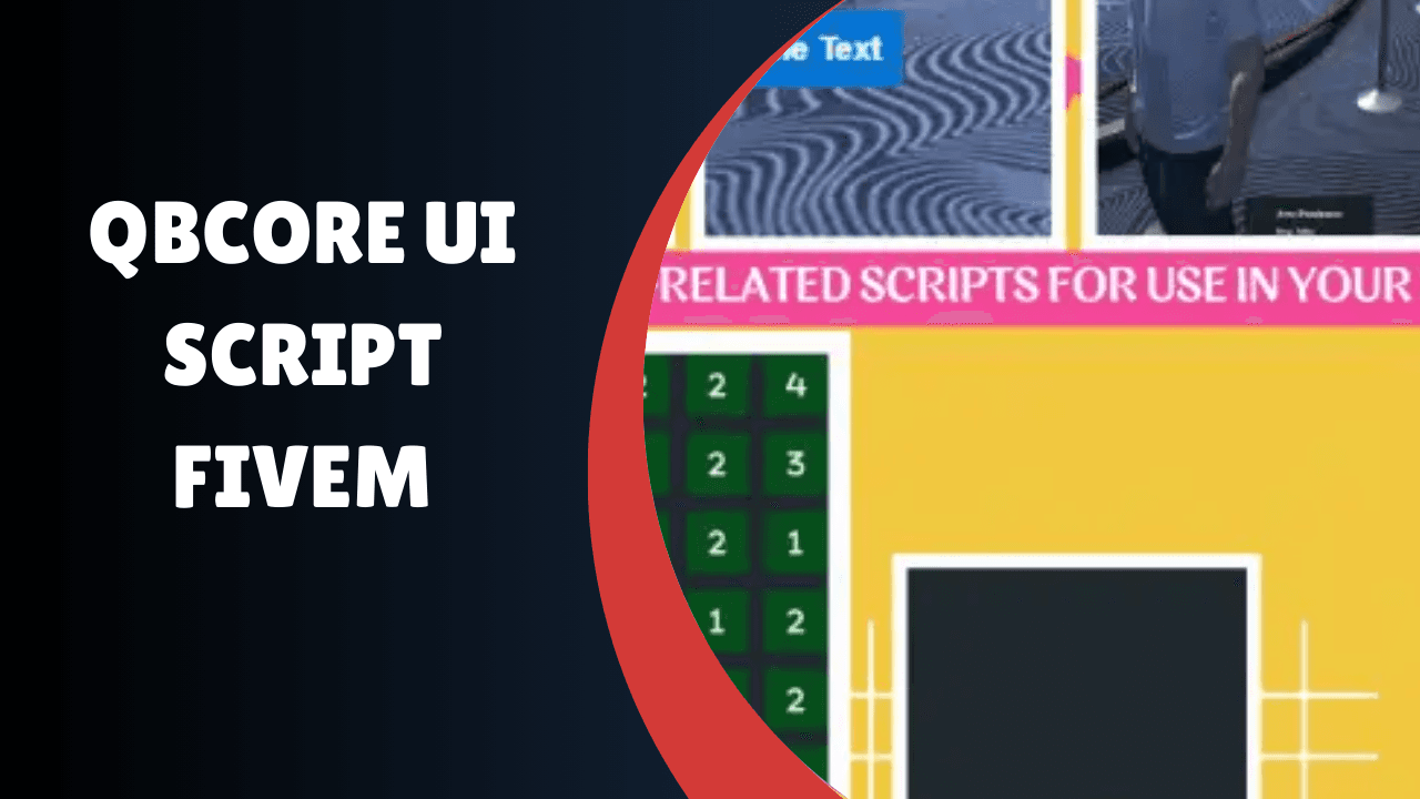 QBcore UI Script FiveM