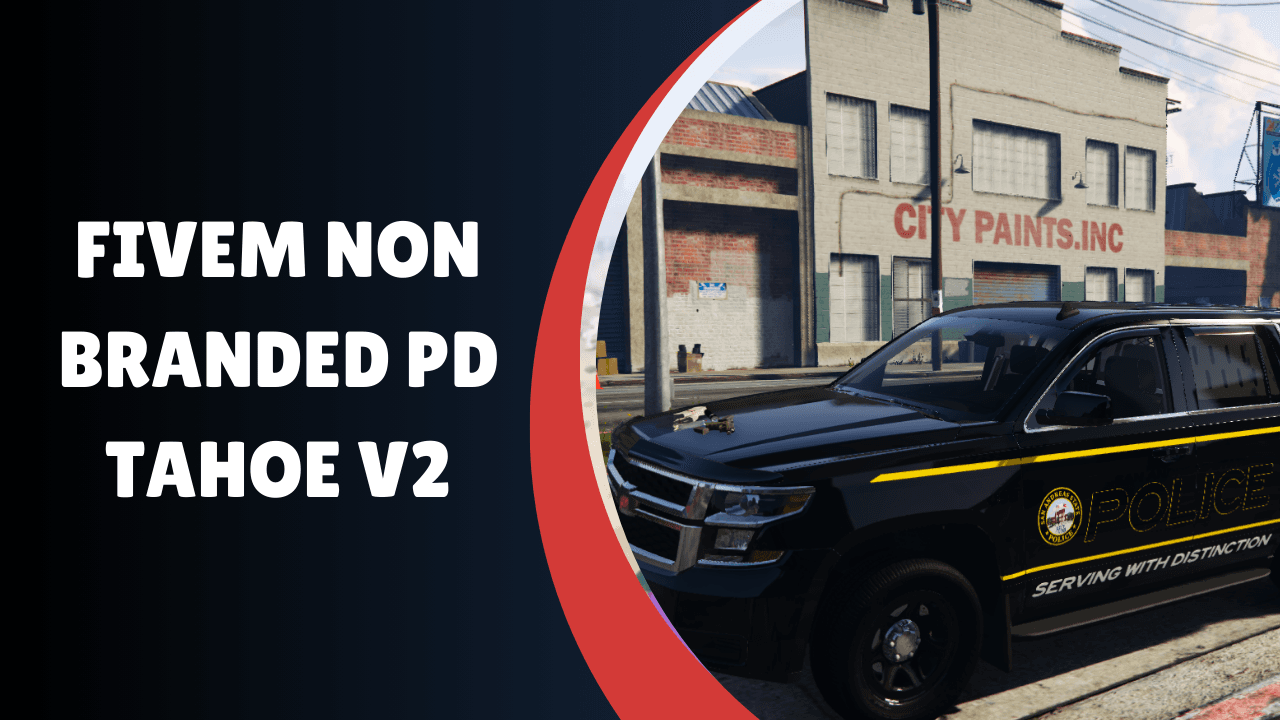 FiveM Non Branded PD Tahoe V2
