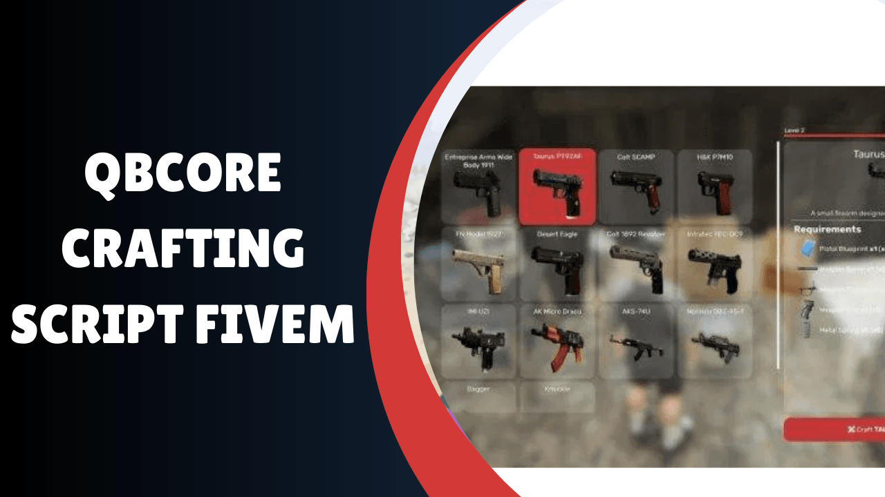 QBcore Crafting Script FiveM