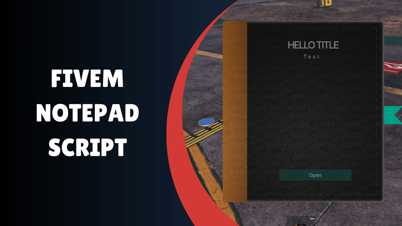 FiveM Notepad Script