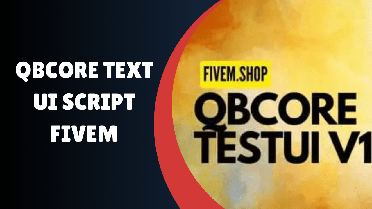 QBcore Text UI Script FiveM