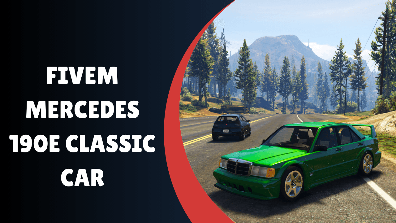 FiveM Mercedes 190E Classic Car