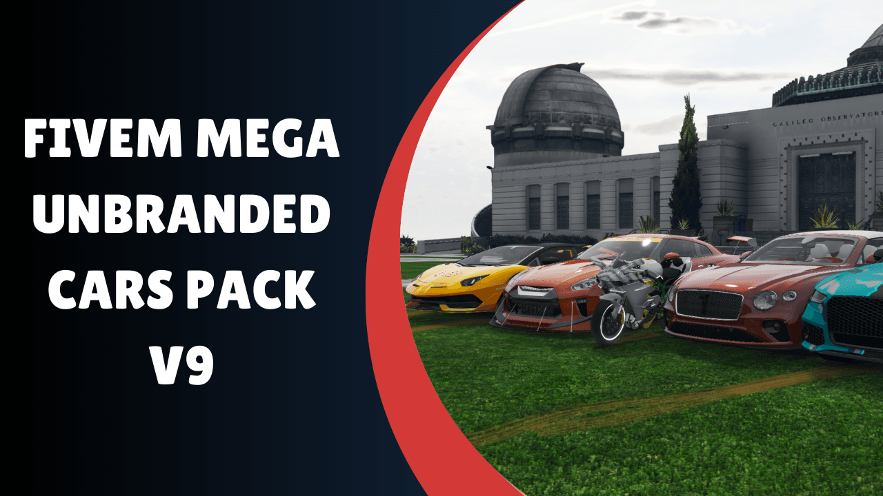 FiveM Mega Unbranded Cars Pack V9