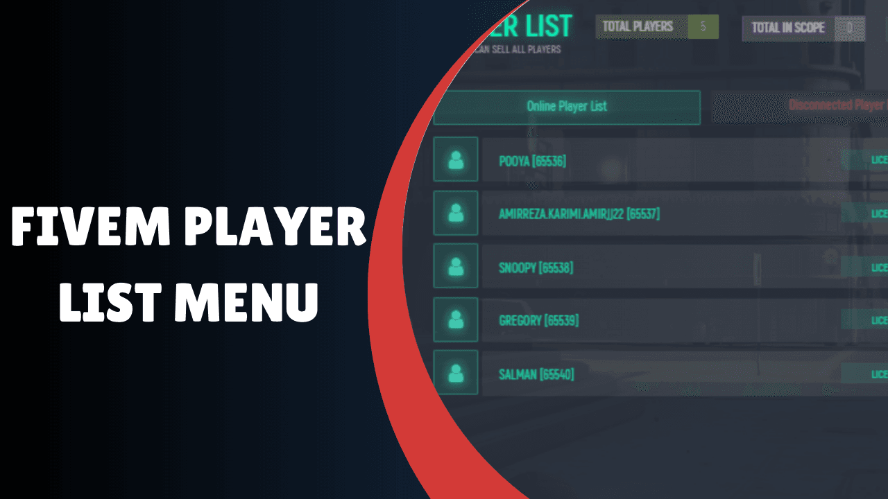 FiveM Player List Menu