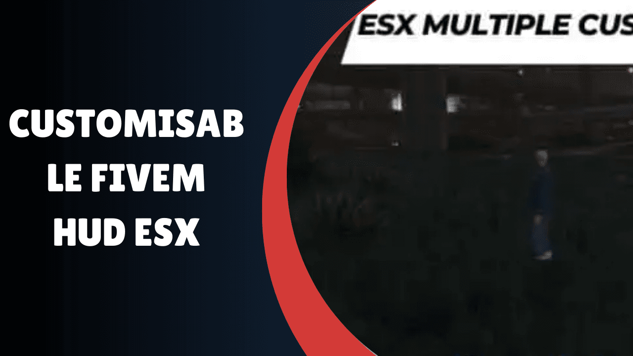 Customisable FiveM HUD ESX