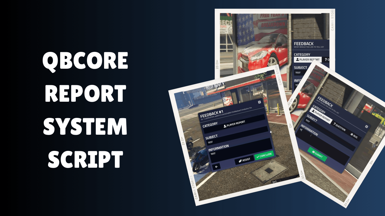 QBCore Report System Script