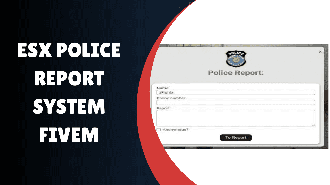 ESX Police Report System FiveM