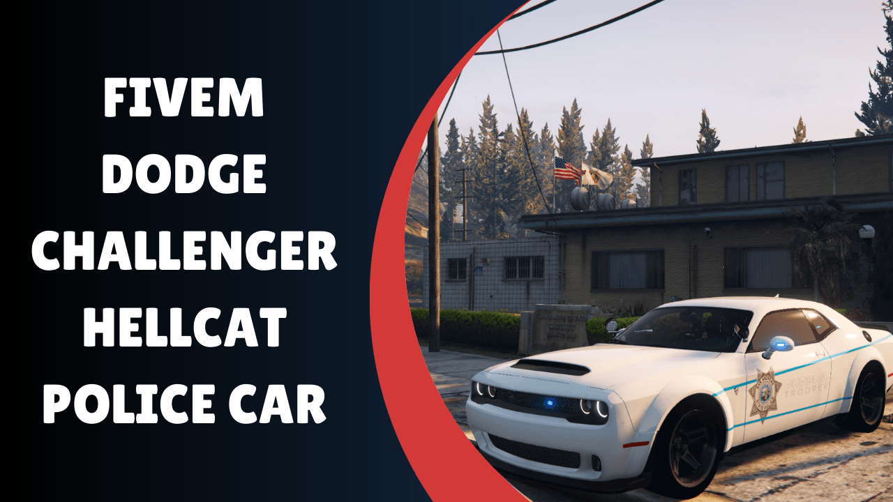 FiveM Dodge challenger Hellcat Police Car