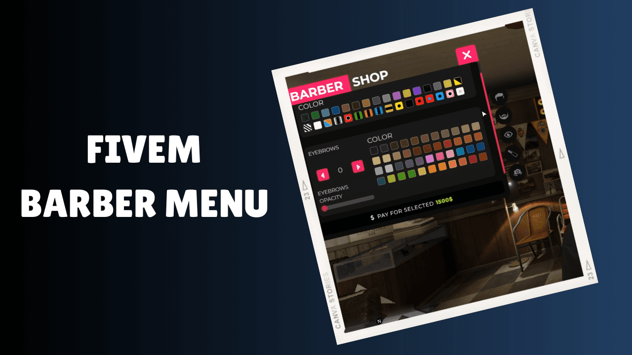 FiveM Barber Menu