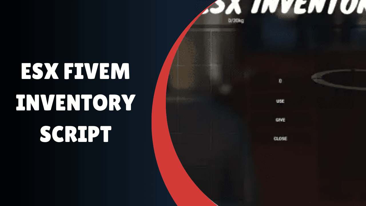 ESX FiveM Inventory Script