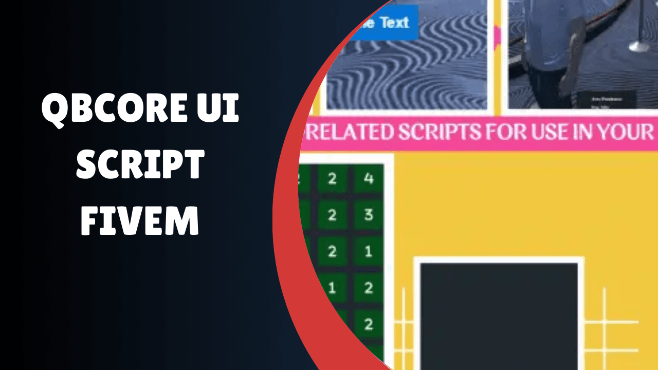 QBcore UI Script FiveM