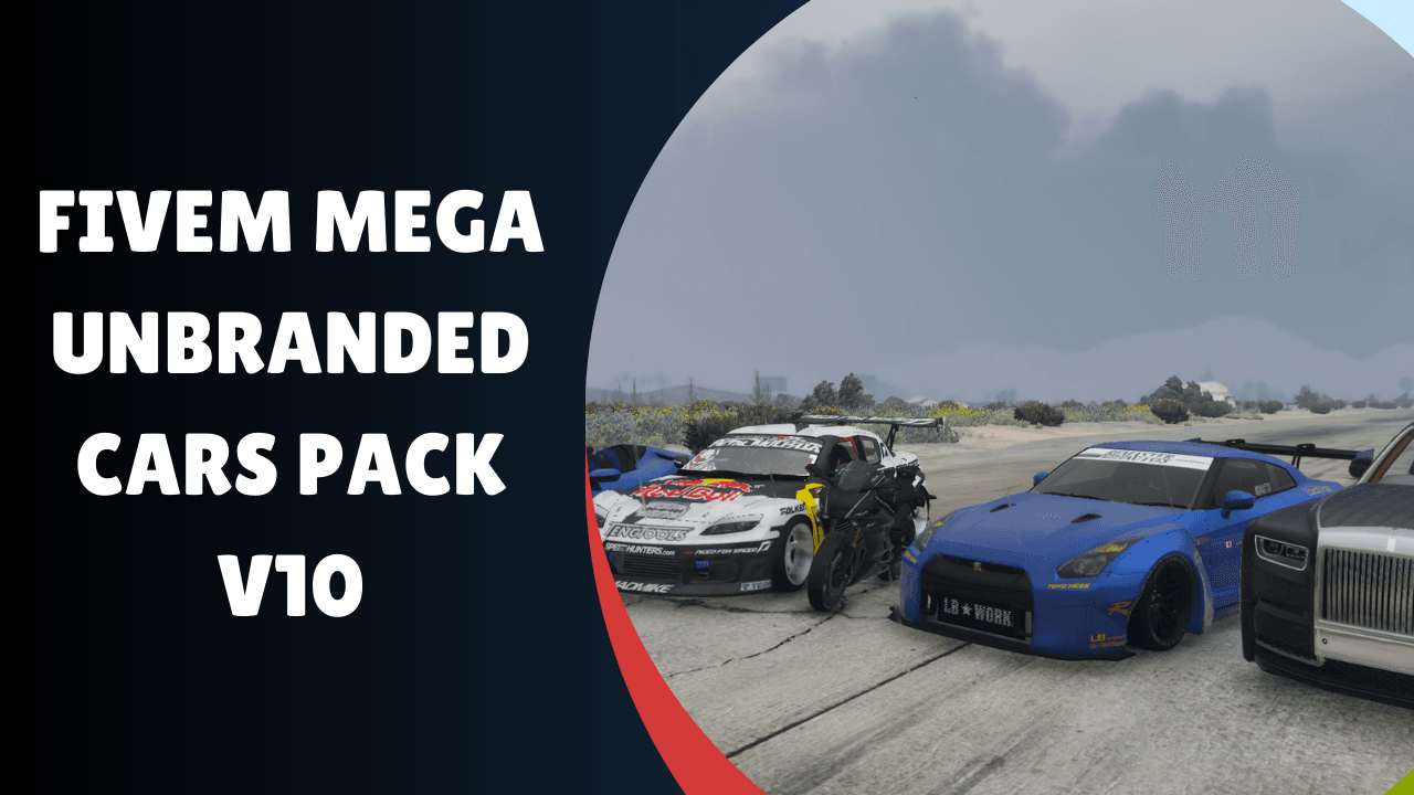 FiveM Mega Unbranded Cars Pack V10