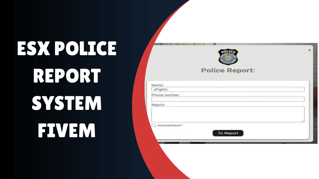 ESX Police Report System FiveM