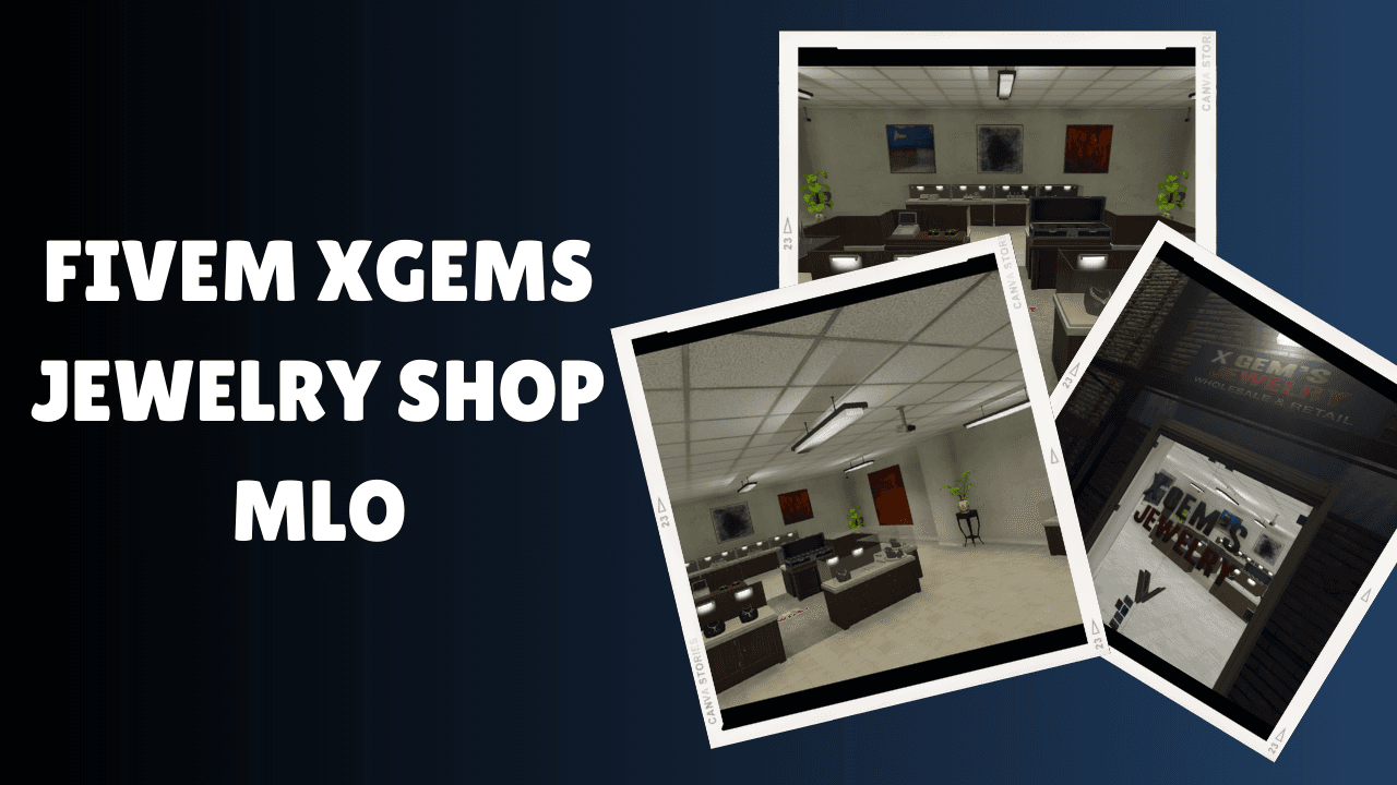 FiveM XGEMS Jewelry Shop MLO