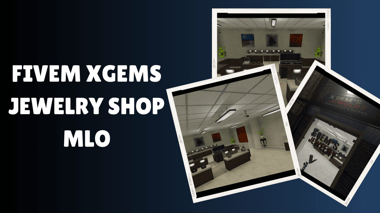 FiveM XGEMS Jewelry Shop MLO