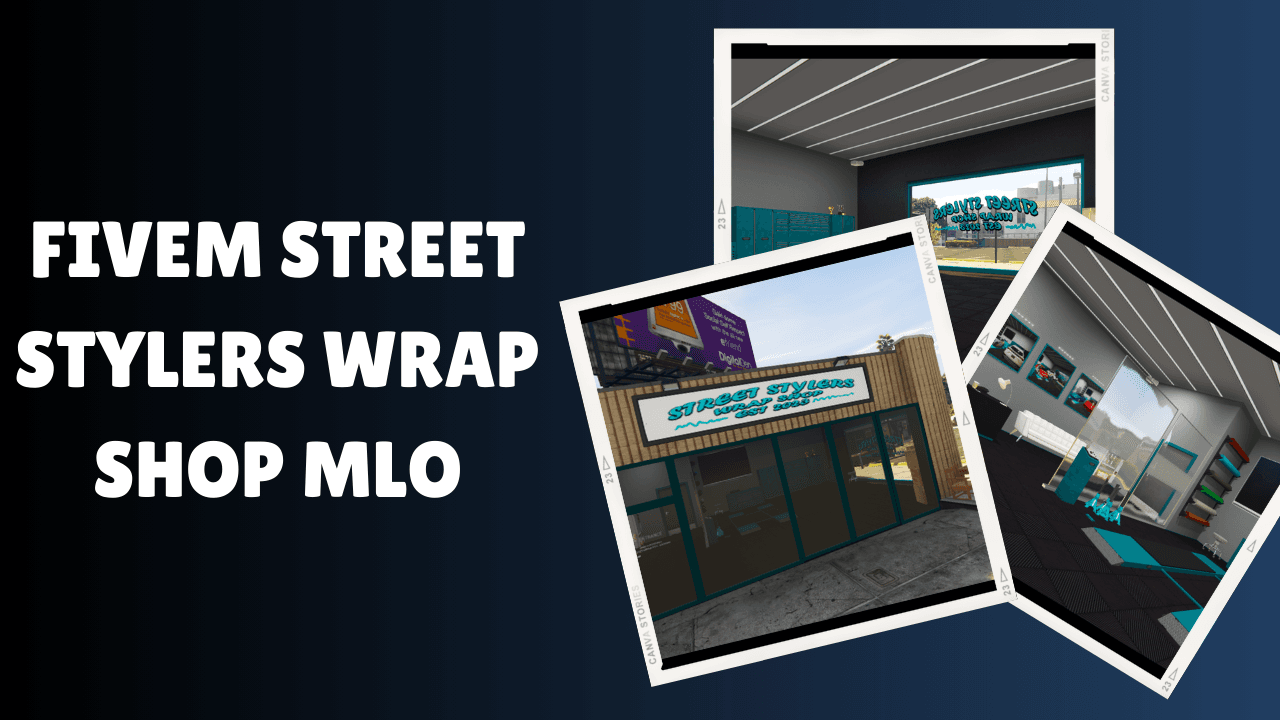 FiveM Street Stylers Wrap Shop MLO