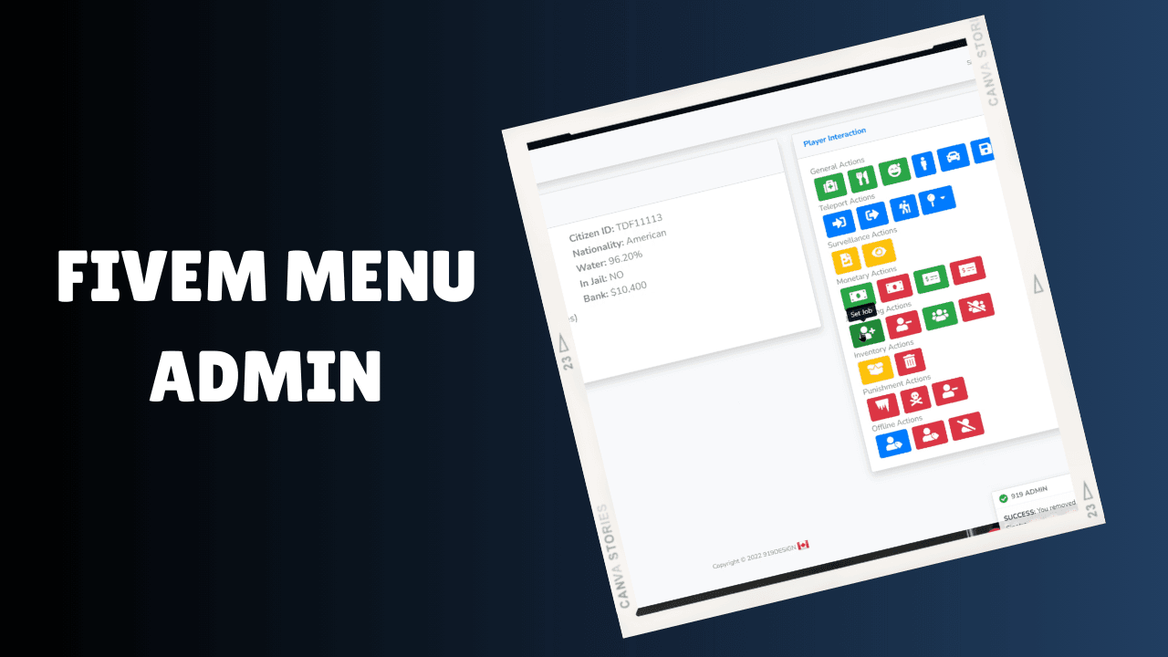 FiveM Menu Admin