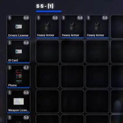 3 Slot Inventory QB Inventory: Slot-Based System for FiveM Servers.